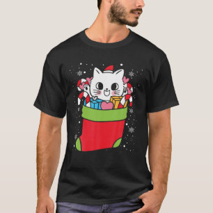 Camiseta Gato lindo Navidades se burlan de graciosos gatos