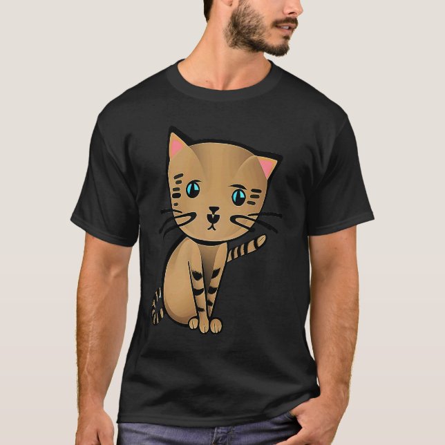 Camiseta Gato lindo para gatitos para hombres mujeres y niñ (Anverso)