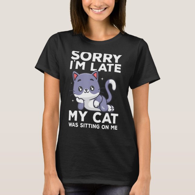 Camiseta Gato lindo para hombres Chiste gatos Mascota de ga (Anverso)