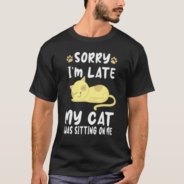 Camiseta Gato lindo para hombres Chiste gatos Mascota de ga (Anverso)