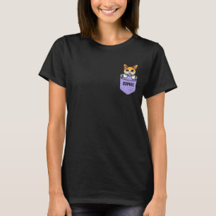 Camiseta Gato lindo Pocket Kitten Gato Mamá