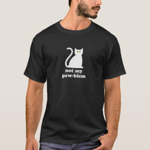 Camiseta Gato Lindo Sin Mancha En La Pata