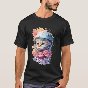 Camiseta Gato lindo, tengo que decir cosas raras o me morir