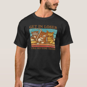 Camiseta Gato lindo vintage entra perdedor estamos consigui