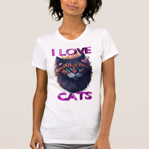 Camiseta Gato lindo y encantador s5