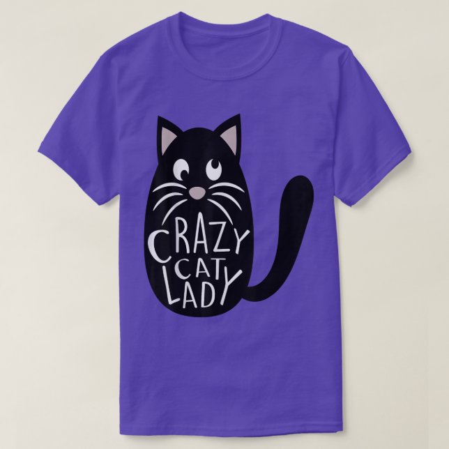 Camiseta Gato loco Lady Mascota Mamá Día de la Madre Kitten (Diseño del anverso)