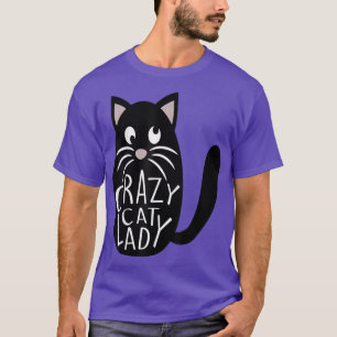 Camiseta Gato loco Lady Mascota Mamá Día de la Madre Kitten