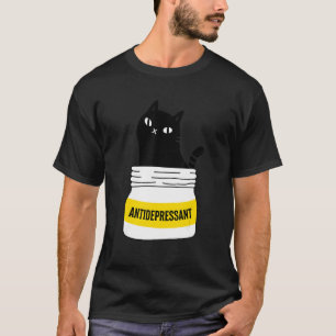 Camiseta Gato Los Gatos Son Antidepresivos