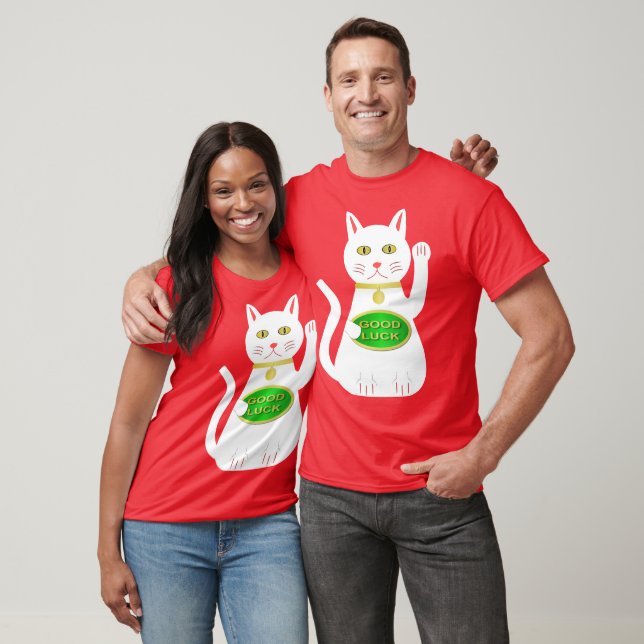 Camiseta Gato Lucky Oriental (Unisexo)