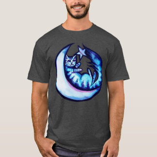 Camiseta Gato lunar2