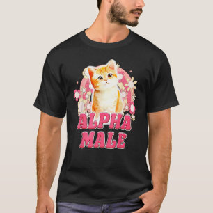 Camiseta Gato Macho Alfa Cachorro Divertido Para Hombres Mu