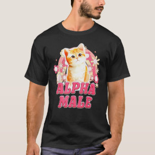 Camiseta Gato Macho Alfa Cachorro Divertido Para Hombres Mu
