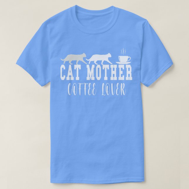 Camiseta Gato Madre Café Amor 6 (Diseño del anverso)