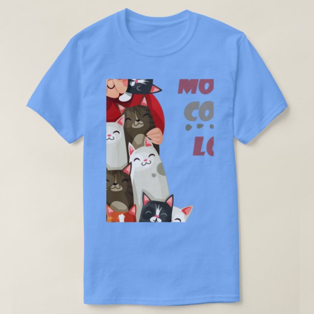 Camiseta Gato Madre Café Lover 112 (Diseño del anverso)