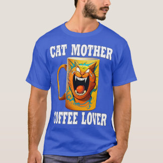 Camiseta Gato Madre Café Lover 133