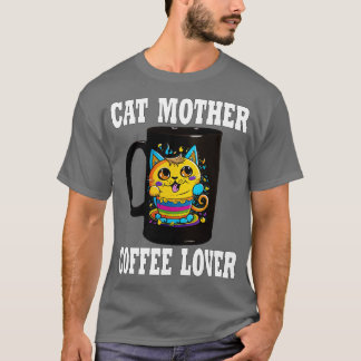 Camiseta Gato Madre Café Lover 137