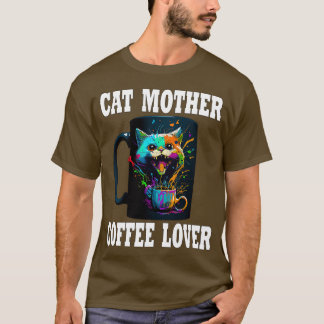Camiseta Gato Madre Café Lover 151