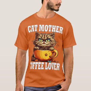 Camiseta Gato Madre Café Lover 160
