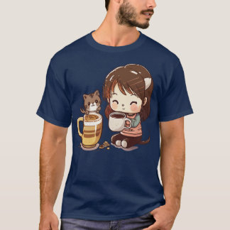 Camiseta Gato Madre Café Lover 167