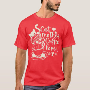 Camiseta Gato Madre Café Lover 83