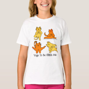 Camiseta Gato maestro de yoga: LOL, un gato divertido de yo
