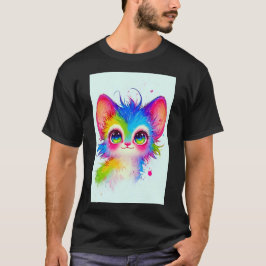 Camiseta Gato mágico lindo de rave anime japonés Arte 01