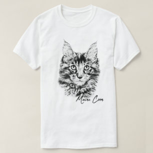 Camiseta Gato Maine Coon