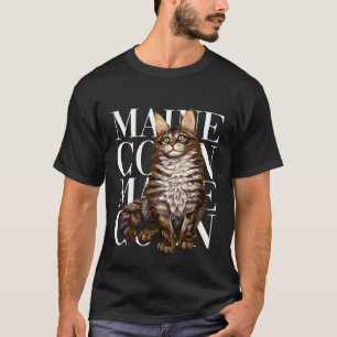Camiseta Gato Maine Coon Adorable