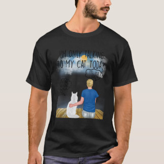 Camiseta Gato Maine Coon Hoy Solo Hablo Con Mi Gato