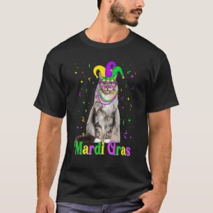 Camiseta Gato Maine Coon Lindo Animales Carnavales Mardi Gr
