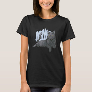 Camiseta Gato Maine Coon Mascota