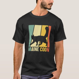 Camiseta Gato Maine Coon Retro Gatito Gato 1