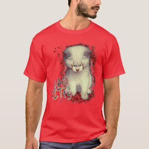Camiseta Gato mala KITTY Película de terror de Halloween pa