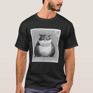 Camiseta gato malhumorado, gato divertido 4