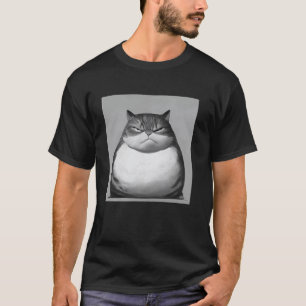 Camiseta gato malhumorado, gato divertido 6