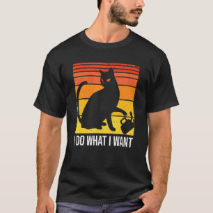 Camiseta Gato Malhumorado Haz Lo Que Quiero