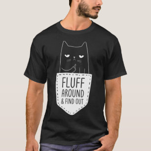 Camiseta Gato Mamá Fluff Y Descubre Gato Papá Gatito Po