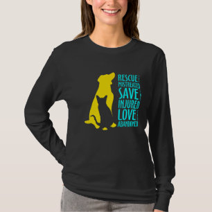Camiseta Gato Mamá rescató animales Rescate animal Gato 1