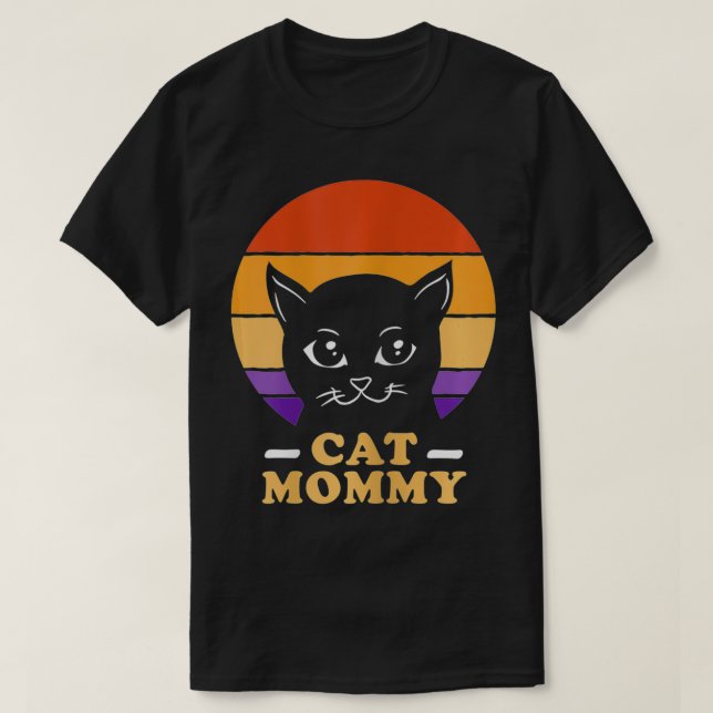 Camiseta gato mami kitty love Design (Diseño del anverso)