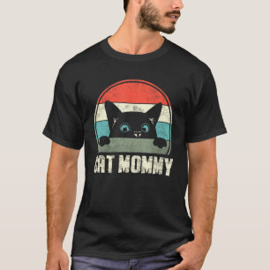 Camiseta Gato mami Mascota de cosecha Kitty Día de la Madre