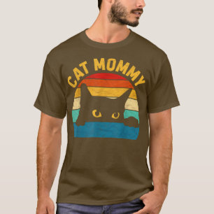 Camiseta Gato Mami Vintage Retro Vintage Gatos Amante Mamá