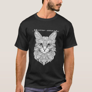 Camiseta Gato Mandala de Relax