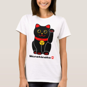 Camiseta Gato Manekineko-Afortunado