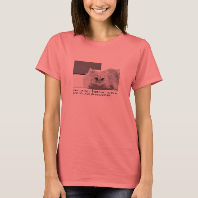 Camiseta gato manipulador (Anverso)