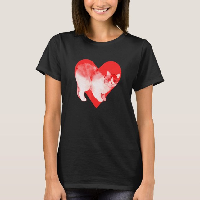 Camiseta Gato Manx (Anverso)