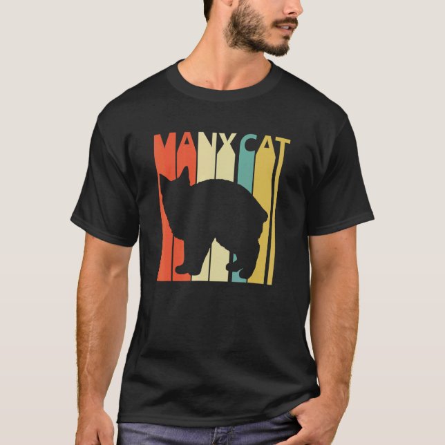 Camiseta Gato Manx Adorable (Anverso)