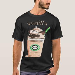 Camiseta Gato marrón vainilla lindo Animales Mascota Catpuc