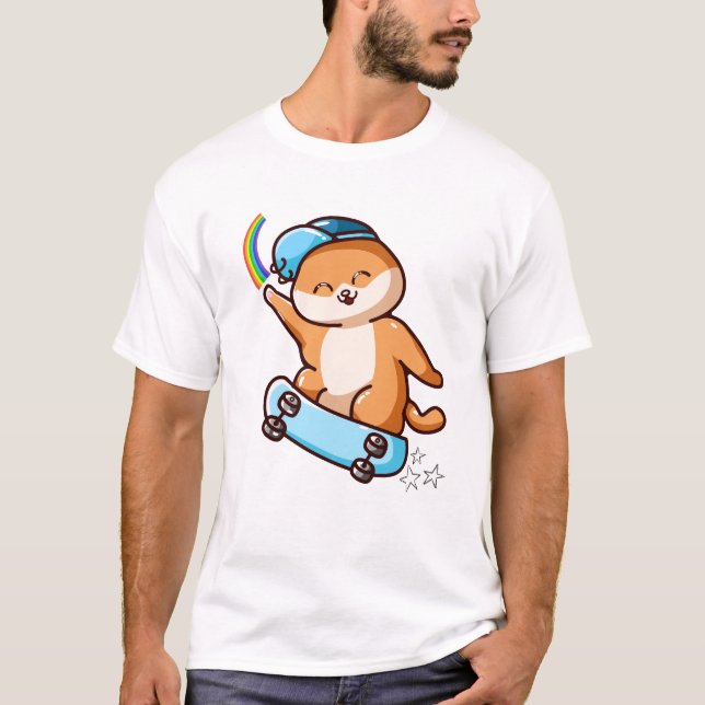 Camiseta gato más genial (Anverso)