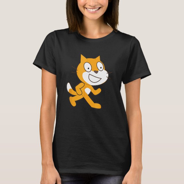 Camiseta Gato mascota oficial del lenguaje de programación  (Anverso)