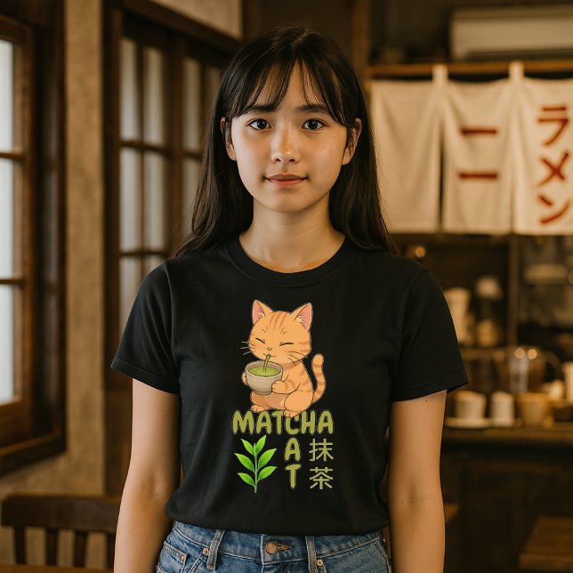 Camiseta Gato Matcha (Subido por el creador)